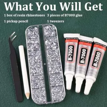 Resin Rhinestones for Crafting with B7000 Glue