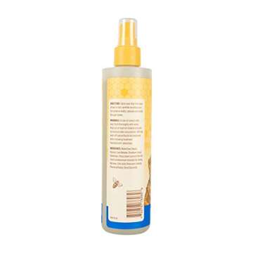 Burt's Bees for Pets Dogs Natural Detangling Spray With Lemon and Linseed | Dog and Puppy Fur Detangler, 10 Ounces (FF5777)