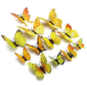 3D Butterfly Wall Decals - Beautiful Home Decor