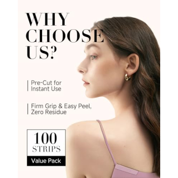 VOCH GALA Double Sided Clothing Tape - Easy to Use & Hypoallergenic