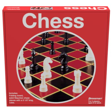 Pressman Toy Chess Set - Durable, Portable & Fun
