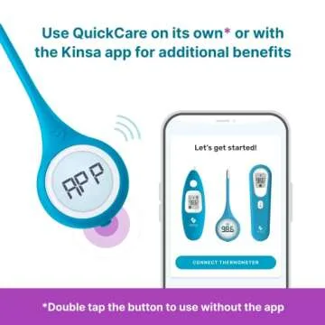 Kinsa QuickCare Smart Thermometer with App for Families