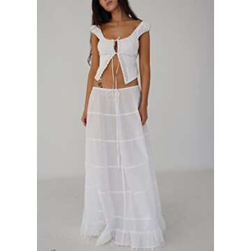 Women Lace Trim Crop Camis Low Cut Slim Fit Camisole Square Neck Tank Sleeveless Spaghetti Strap Tops Streetwear