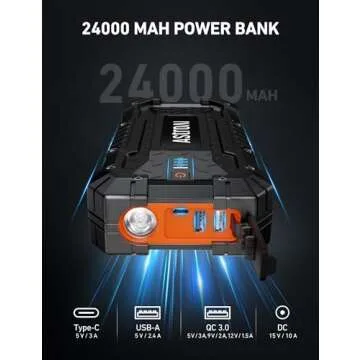 AstroAI S8 Ultra Portable Car Jump Starter with Quick Charge