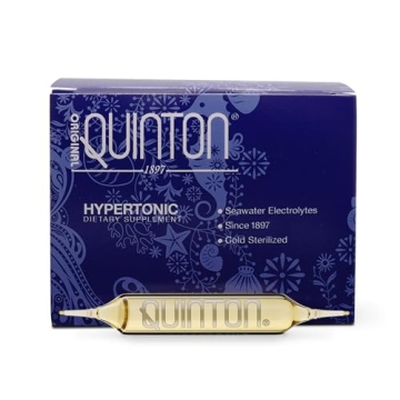 Quicksilver Scientific Original Quinton Hypertonic Solution - Sea Water Hydration - Liquid Minerals ...