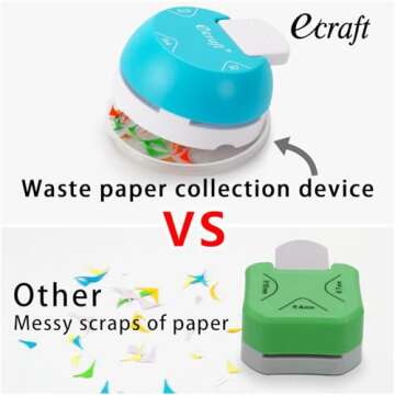 Ecraft Paper Corner Rounder Punch : 3 in 1 (R4mm, R7mm, R10mm) - Corner Cutter for Paper Crafts, Laminate, Photo, DIY, Card Making and Scrapbooking