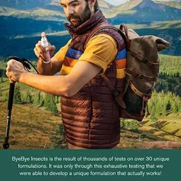 Bye Bye Insects Mosquito Repellent | Travel Size Mosquito, Tick and Fly Repellent | Effective, Essential Oil Bug Spray with Geraniol, Rosemary, Peppermint, and Citronella | 4 oz