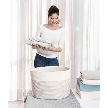 Stylish OrganiHaus Woven Storage Baskets for Home