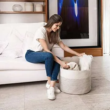 Stylish OrganiHaus Woven Storage Baskets for Home