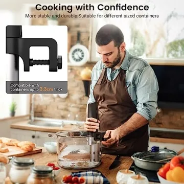 BLITZHOME Sous Vide Machine with WiFi App, Recipes & Accessories