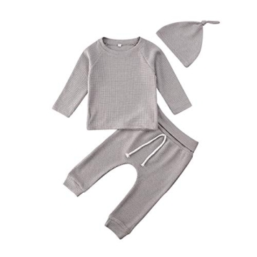Cute Gray Autumn Outfit for Baby Girls 12-18 Months