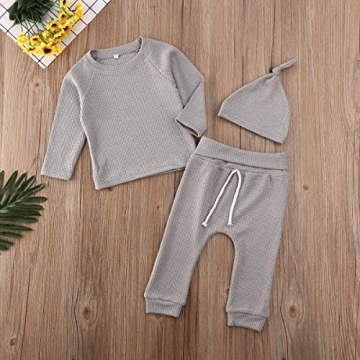 Autumn Baby Girls Clothes Set Gray 12-18 Months