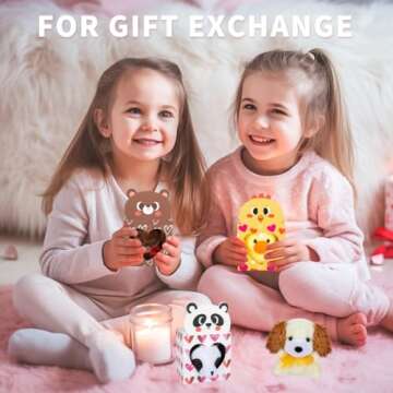 Sofier Valentine’s Gifts for Kids - Mini Animal Plush Toy Pack