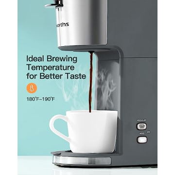 Famiworths Easy to Operate Single Cup Coffee Maker