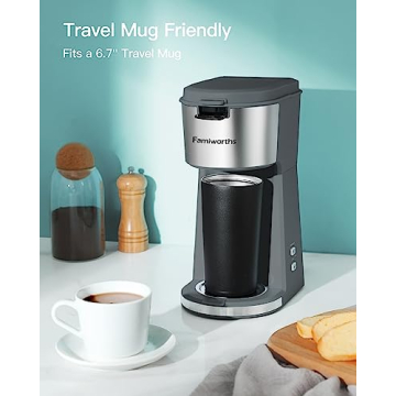Famiworths Easy to Operate Single Cup Coffee Maker