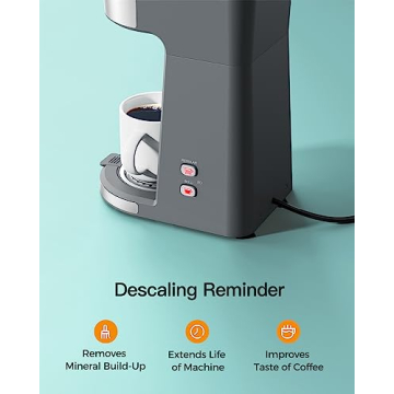 Famiworths Easy to Operate Single Cup Coffee Maker