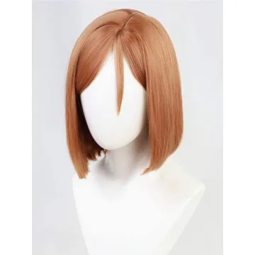 LeMarnia Brown Side Parted Short Wig for All Occasions