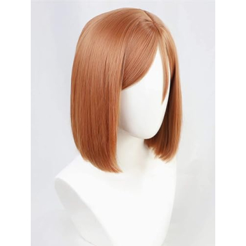 LeMarnia Brown Side Parted Short Wig for All Occasions