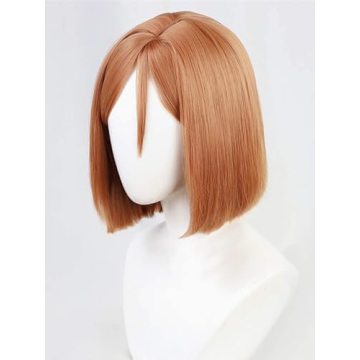 LeMarnia Brown Side Parted Short Wig for All Occasions