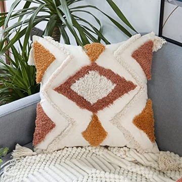 Merrycolor Boho Throw Pillow Covers for Stylish Décor