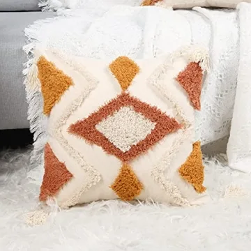 Merrycolor Boho Throw Pillow Covers for Stylish Décor