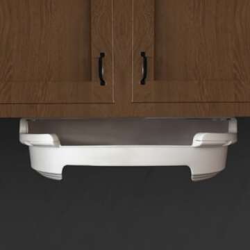 Efficient Paper Plate Dispenser for Under Cabinet Use