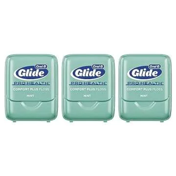 Oral-B Comfort Plus Glide Dental Floss Pack, Mint, 3 Count