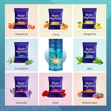 Shower Steamers for Men - Luxurious Infused Aromas, 8 Pack