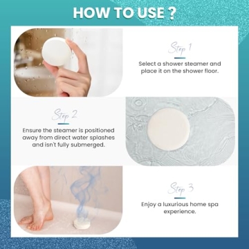 Shower Steamers for Men - Luxurious Infused Aromas, 8 Pack