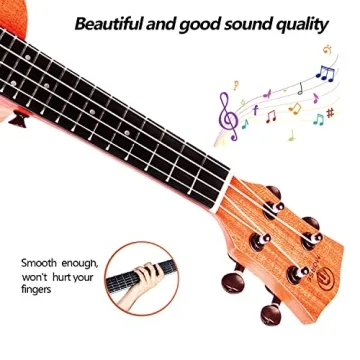 MORSE Soprano Ukulele Beginner Kit with Gig Bag & Accessories