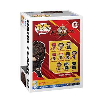 Funko POP! Movies: DC - The Flash - Dark Flash - DC Comics - Collectable Vinyl Figure - Gift Idea - Official Merchandise - for Kids & Adults - Comic Books Fans - Model Figure for Collectors