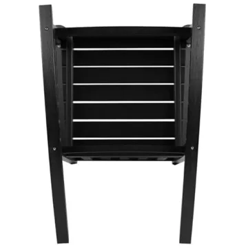 Flash Furniture Winston All-Weather Rocking Chair in Black