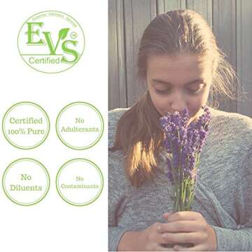 Pure Body Naturals Bulgarian Lavender Essential Oil by Pure Body Naturals, 1 Fluid Ounce - 100% Pure, Independently Tested, Therapeutic Grade Lavender Essential Oil for Diffuser Aromatherapy