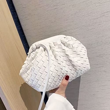NAARIIAN Dumpling Ruched Clutch - Stylish Handbag for Women