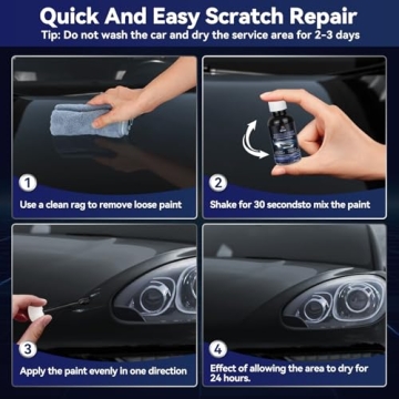 Quick Drying Car Black Touch Up Paint for Scratch Repair
