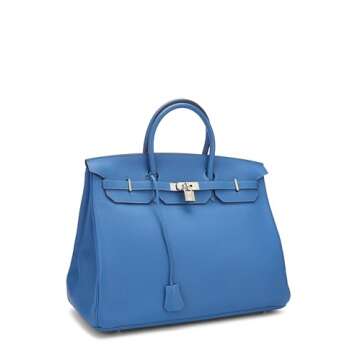 Luxurious Hermès Mykonos Togo Birkin 40 Handbag