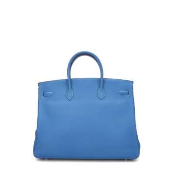 Luxurious Hermès Mykonos Togo Birkin 40 Handbag