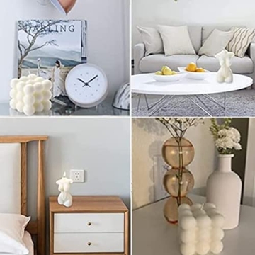 Chic Bubble Cube Candles - Unique Home Decor Gift