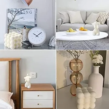 Chic Bubble Cube Candles - Unique Home Decor Gift