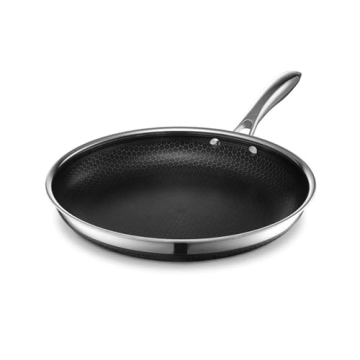 HexClad 12-Inch Nonstick Frying Pan - Versatile Cookware