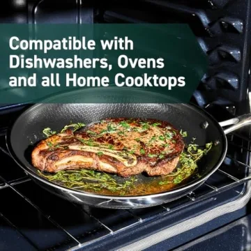 HexClad 12-Inch Nonstick Frying Pan - Versatile Cookware