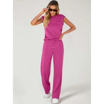 ANRABESS Women 2 Piece Summer Casual Sweatsuits