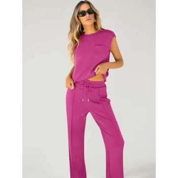 ANRABESS Women 2 Piece Summer Casual Sweatsuits