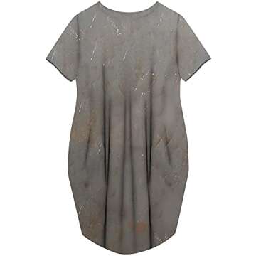 AZPSRT Melanin Women's Casual Sexy Summer Dresses Black History African American Short-Sleeve Plus S...