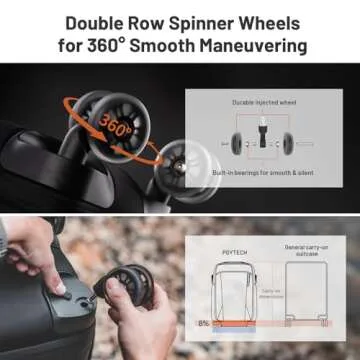 PGYTECH 2-in-1 Roller Camera Backpack, DSLR/SLR/Mirrorless Bag for Travel Photographers, Rolling Luggage with Tripod & Removable Modular & Rain Cover, Compatible with Canon, Nikon, Sony