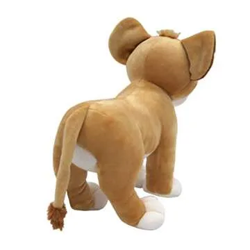 Lambs & Ivy Disney Baby Lion King Simba Adventure Plush, Brown/White