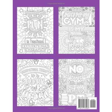 Occupational Therapy Coloring Book: Funny, Inspirational and Relatable COLORING BOOK Gift For Occupa...