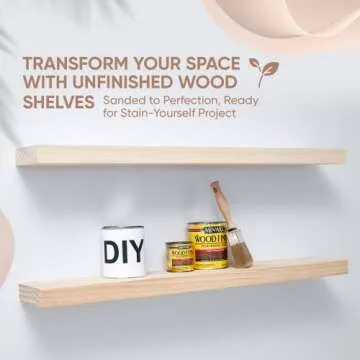 Homeforia Rustic Farmhouse Floating Shelves for Every Room