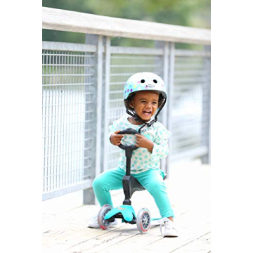 Micro Mini 3-in-1 Deluxe Scooter Aqua for Kids