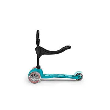 Micro Mini 3-in-1 Deluxe Scooter Aqua for Kids